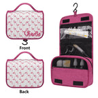 Personalised Flamingos Toiletry Cosmetic Travel Bag Personalised Cosmetic / Toiletry Bag animal Printed Offshore