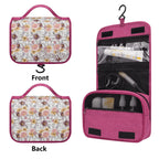 Personalised Painted Flowers Toiletry Cosmetic Travel Bag Personalised Cosmetic / Toiletry Bag Plants Printed Offshore