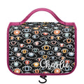 Personalised Eyes On Black Toiletry Cosmetic Travel Bag Default Title Personalised Cosmetic / Toiletry Bag Printed Offshore