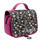 Personalised Eyes On Black Toiletry Cosmetic Travel Bag Personalised Cosmetic / Toiletry Bag Printed Offshore