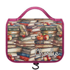 Personalised Watercolour Books Toiletry Cosmetic Travel Bag Default Title Personalised Cosmetic / Toiletry Bag Printed Offshore Reading