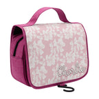 Personalised Pink Hawaiian Floral Toiletry Cosmetic Travel Bag Personalised Cosmetic / Toiletry Bag Plants Printed Offshore