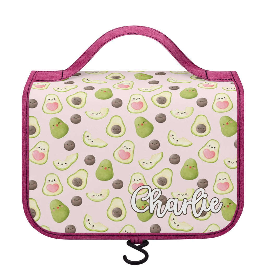 Personalised Avocado Love Toiletry Cosmetic Travel Bag Default Title Personalised Cosmetic / Toiletry Bag Food Printed Offshore