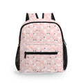 Personalised Pink Cats Small Kids Backpack, Name On Back Default Title Personalised Small Kids Backpack animal Printed Offshore