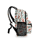 Personalised Pretty Moths And Butterflies Small Kids Backpack, Name On Back Personalised Small Kids Backpack animal Printed Offshore