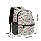 Personalised Pretty Moths And Butterflies Small Kids Backpack, Name On Back Personalised Small Kids Backpack animal Printed Offshore