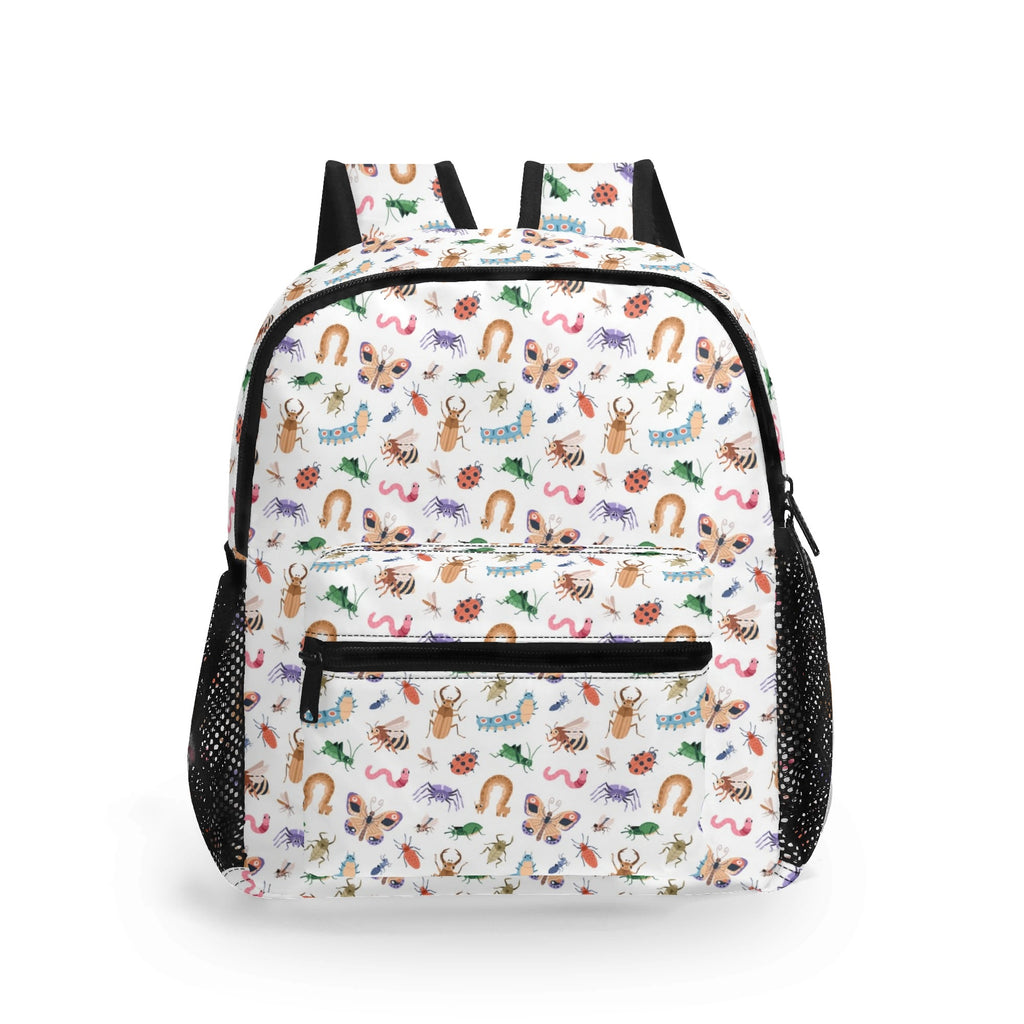 Personalised Cute Little Bugs Small Kids Backpack, Name On Back Default Title Personalised Small Kids Backpack animal Printed Offshore