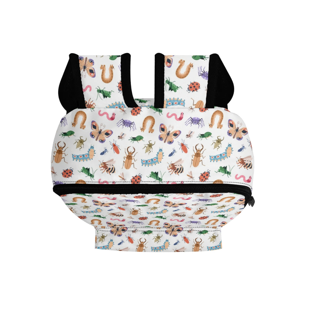 Personalised Cute Little Bugs Small Kids Backpack, Name On Back Personalised Small Kids Backpack animal Printed Offshore