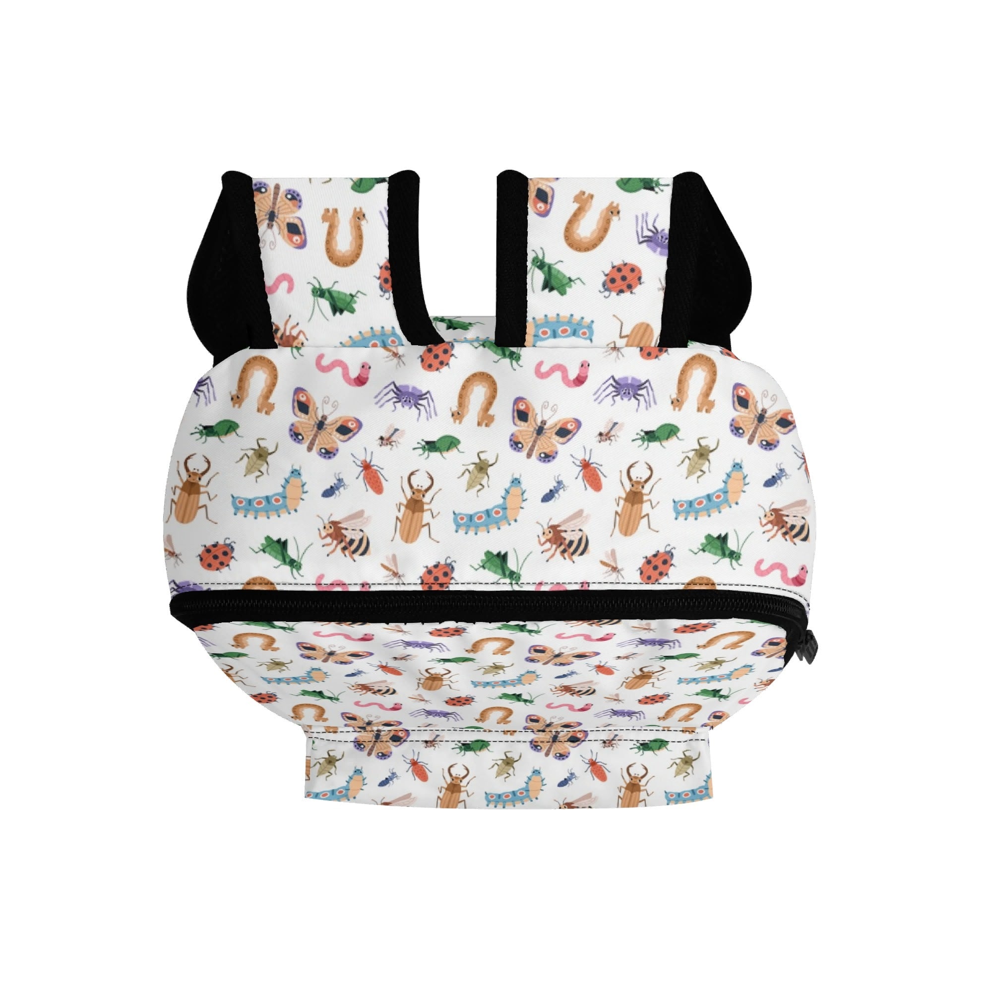 Personalised Cute Little Bugs Small Kids Backpack, Name On Back Personalised Small Kids Backpack animal Printed Offshore
