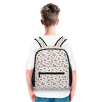 Personalised Cute Little Bugs Small Kids Backpack, Name On Back Personalised Small Kids Backpack animal Printed Offshore