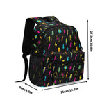 Personalised Fun Lightning, Comic Book Small Kids Backpack, Name On Back Personalised Small Kids Backpack comic Printed Offshore