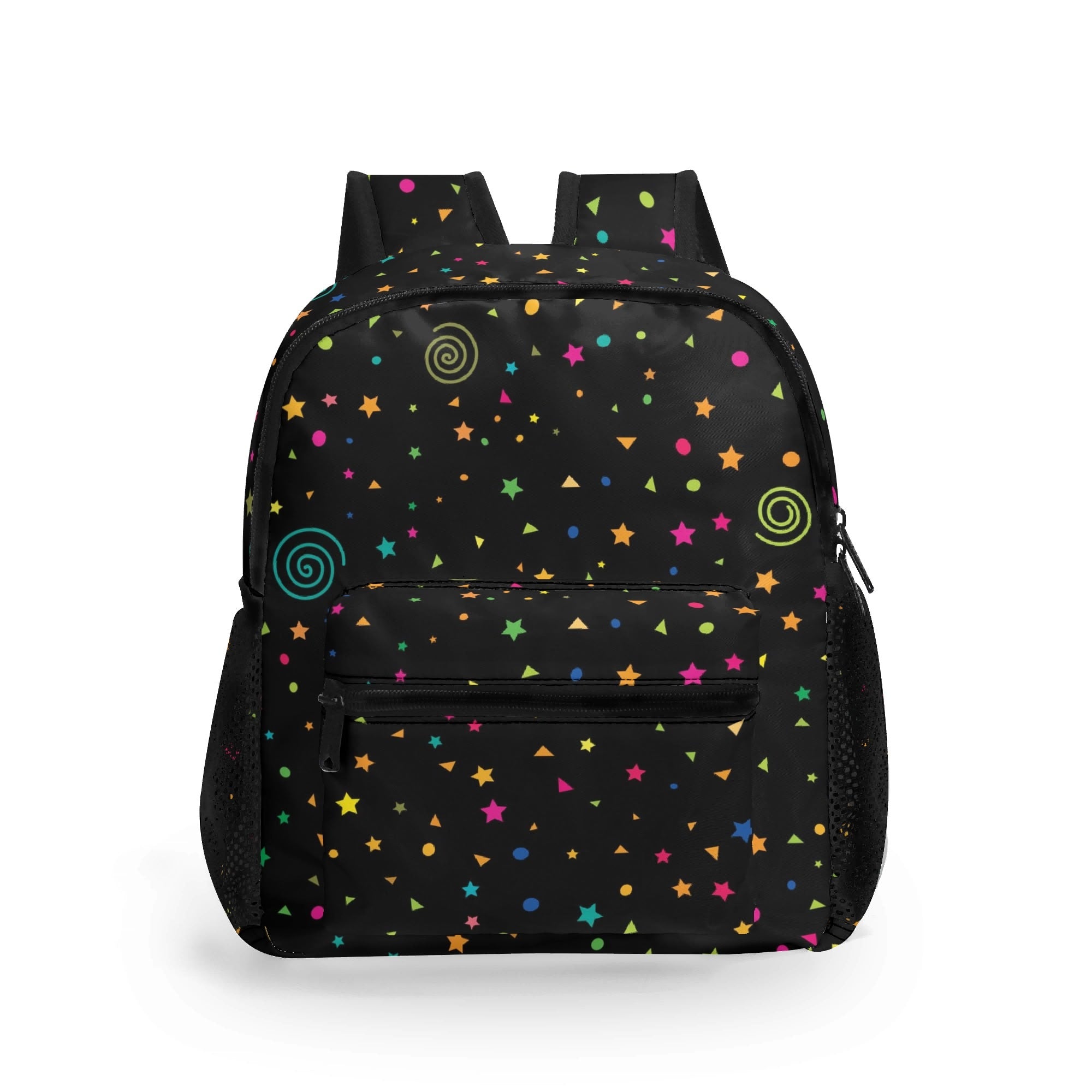 Personalised - Stars And Swirls - Small Kids Backpack, Name On Back Default Title Personalised Small Kids Backpack Printed Offshore