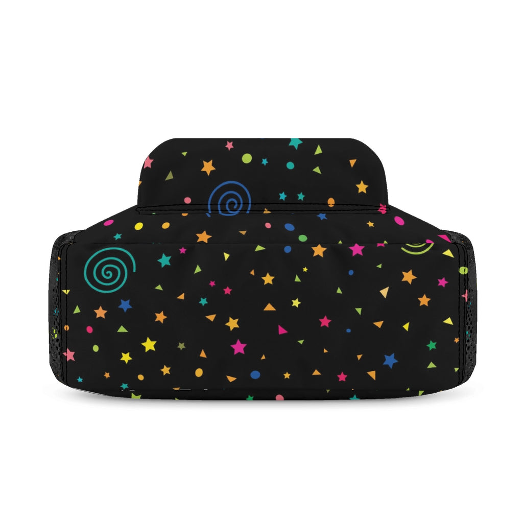 Personalised Stars And Swirls Small Kids Backpack, Name On Back Personalised Small Kids Backpack Printed Offshore