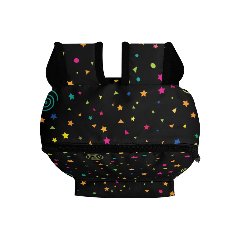 Personalised Stars And Swirls Small Kids Backpack, Name On Back Personalised Small Kids Backpack Printed Offshore