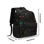 Personalised Stars And Swirls Small Kids Backpack, Name On Back Personalised Small Kids Backpack Printed Offshore