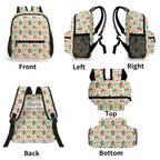 Personalised Cute Animals Small Kids Backpack, Name On Back Personalised Small Kids Backpack animal Printed Offshore