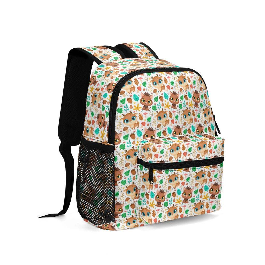 Personalised Cute Animals Small Kids Backpack, Name On Back Personalised Small Kids Backpack animal Printed Offshore