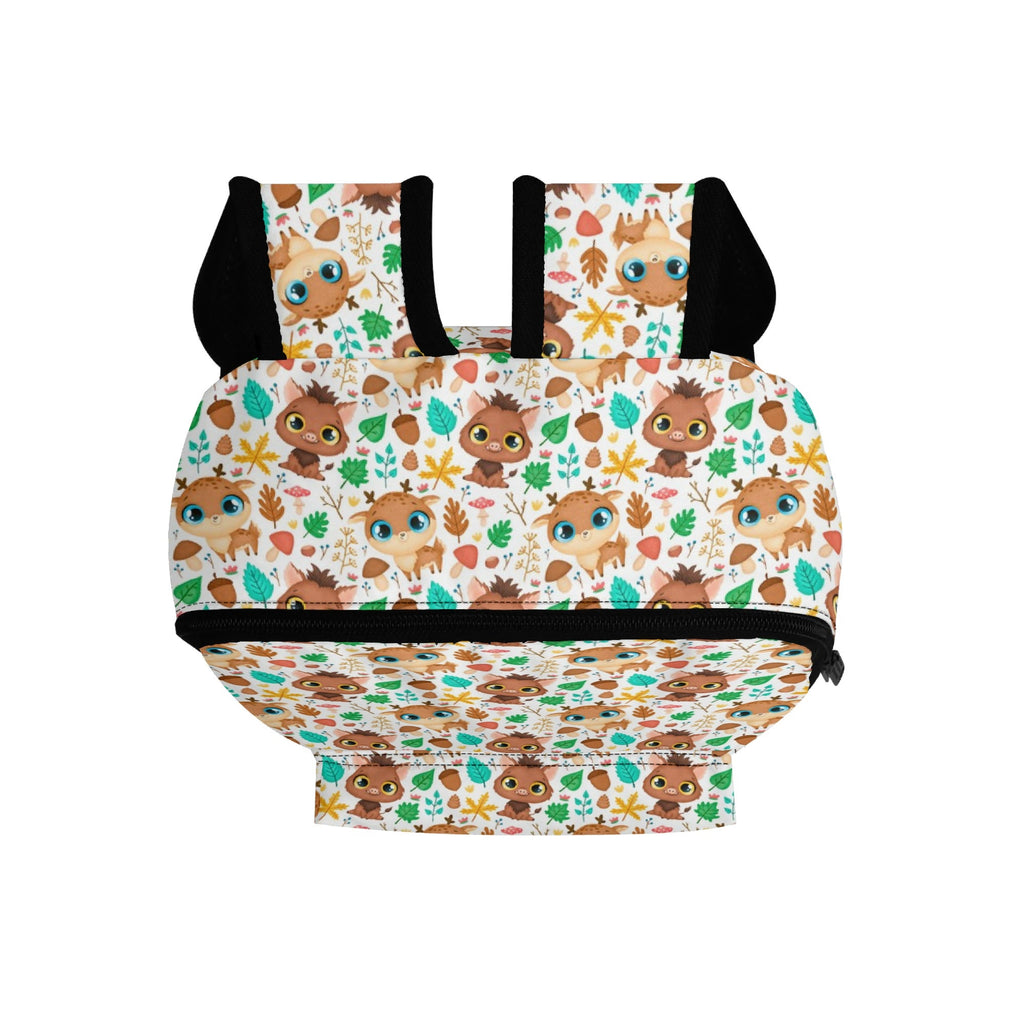 Personalised Cute Animals Small Kids Backpack, Name On Back Personalised Small Kids Backpack animal Printed Offshore