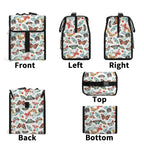 Pretty Moths And Butterflies Flip-top Lunch Bag Flip Top Lunch Bag animal Printed Offshore