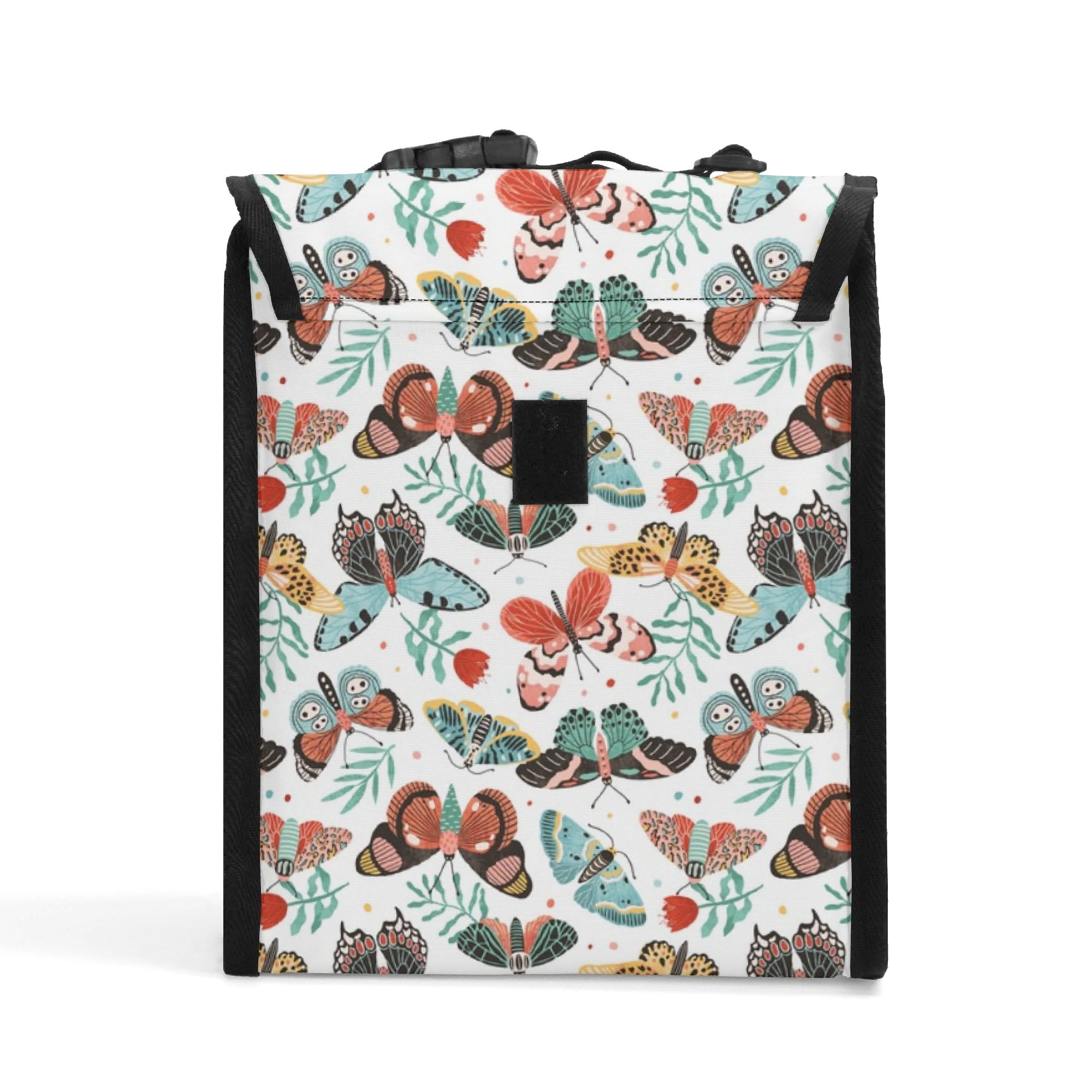 Pretty Moths And Butterflies Flip-top Lunch Bag Flip Top Lunch Bag animal Printed Offshore