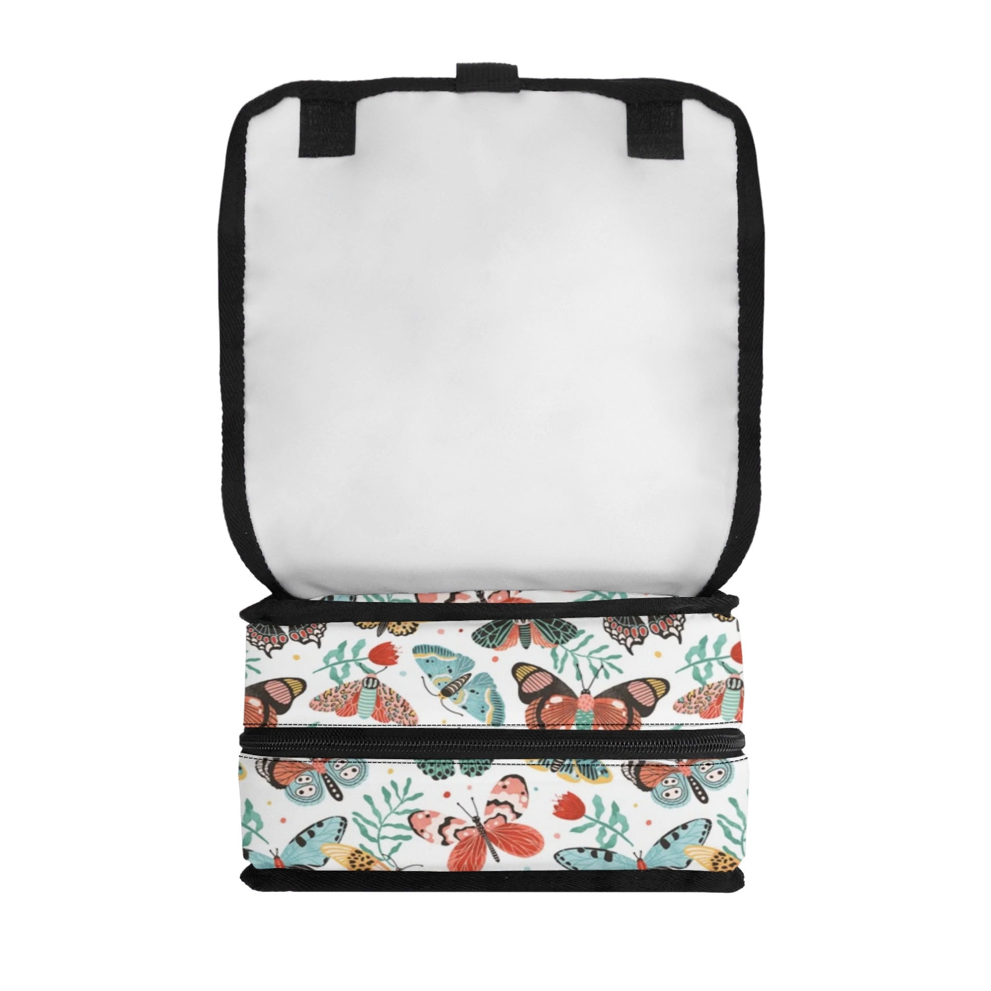 Pretty Moths And Butterflies Flip-top Lunch Bag Flip Top Lunch Bag animal Printed Offshore