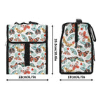 Pretty Moths And Butterflies Flip-top Lunch Bag Flip Top Lunch Bag animal Printed Offshore