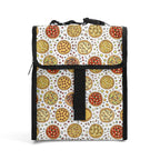 Round Pizzas On White Flip-top Lunch Bag Default Title Flip Top Lunch Bag Food Printed Offshore