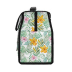 Tropical Flowers And Leaves Flip-top Lunch Bag Flip Top Lunch Bag Plants Printed Offshore