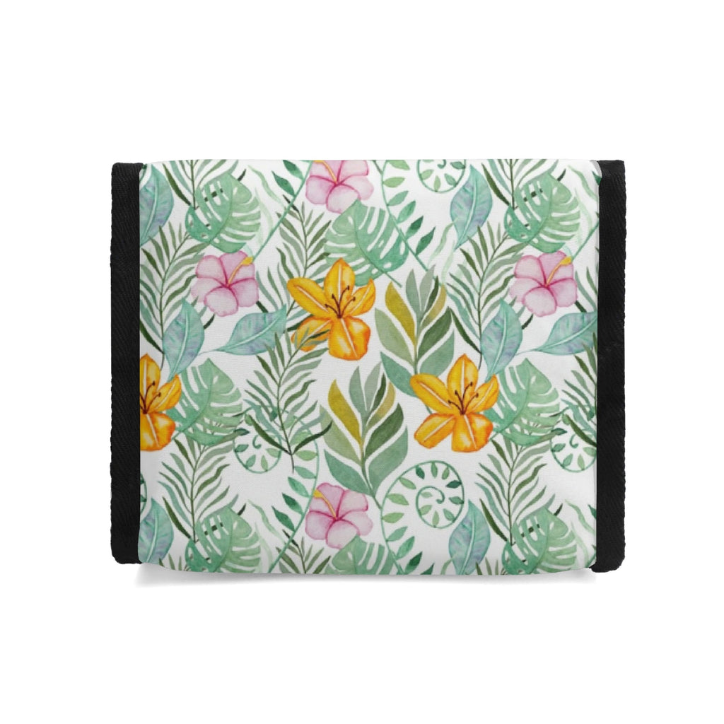 Tropical Flowers And Leaves Flip-top Lunch Bag Flip Top Lunch Bag Plants Printed Offshore