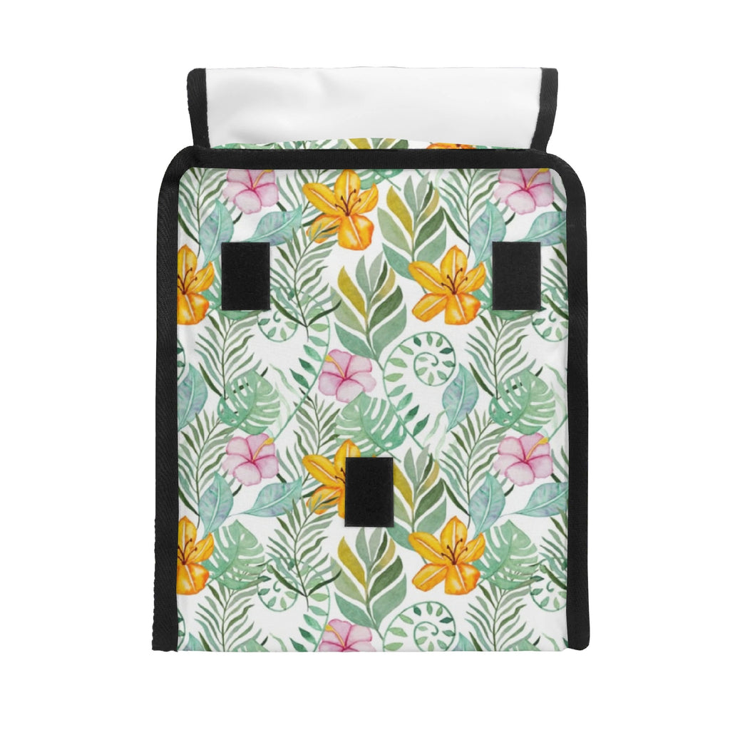 Tropical Flowers And Leaves Flip-top Lunch Bag Flip Top Lunch Bag Plants Printed Offshore