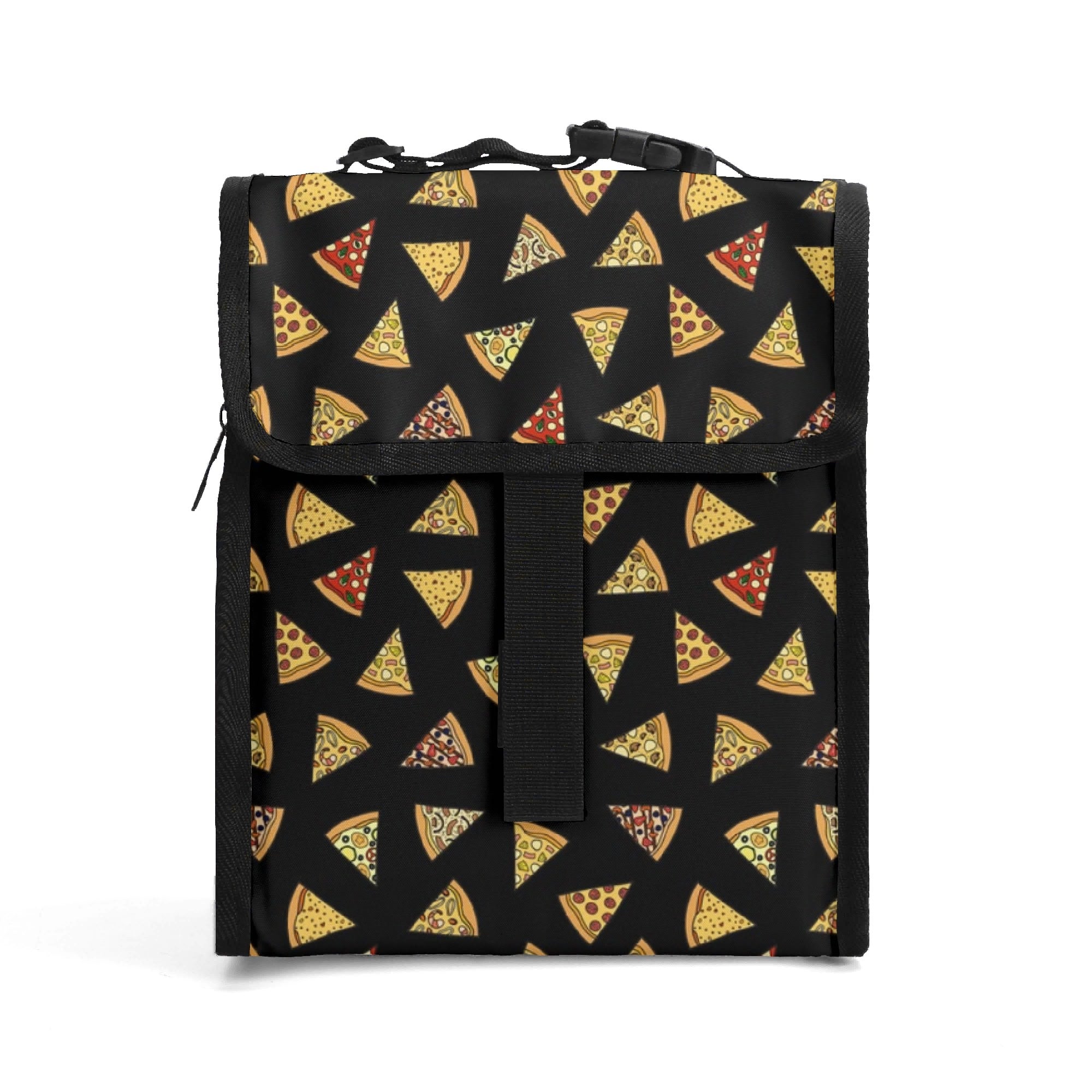 Pizza Slices Flip-top Lunch Bag Default Title Flip Top Lunch Bag Food Printed Offshore