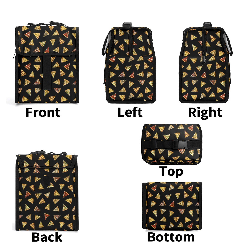 Pizza Slices Flip-top Lunch Bag Flip Top Lunch Bag Food Printed Offshore