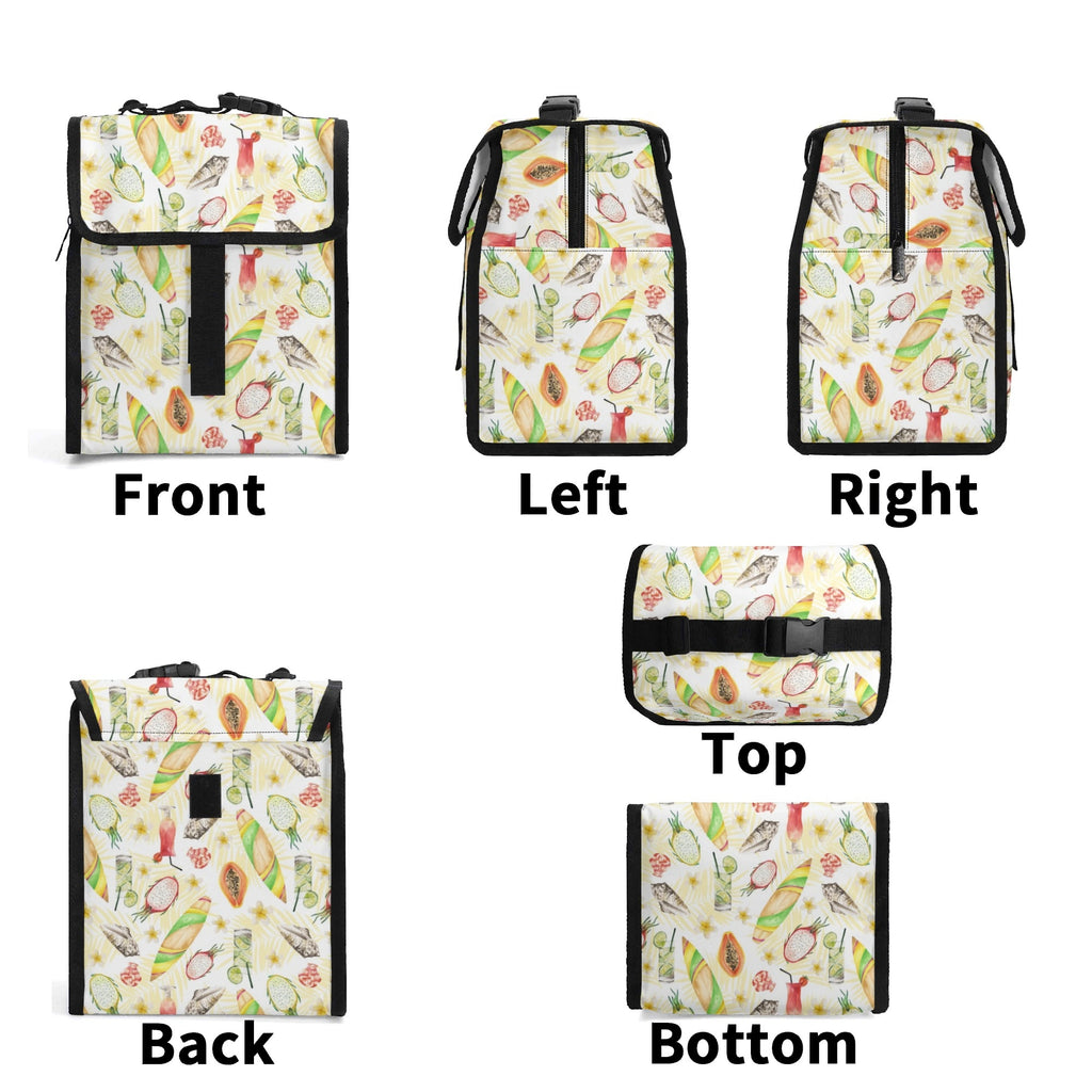 Tropical Surf Flip-top Lunch Bag Flip Top Lunch Bag Printed Offshore Surf