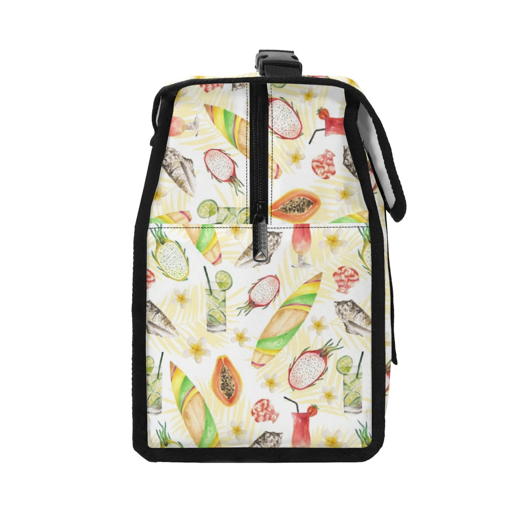 Tropical Surf Flip-top Lunch Bag Flip Top Lunch Bag Printed Offshore Surf