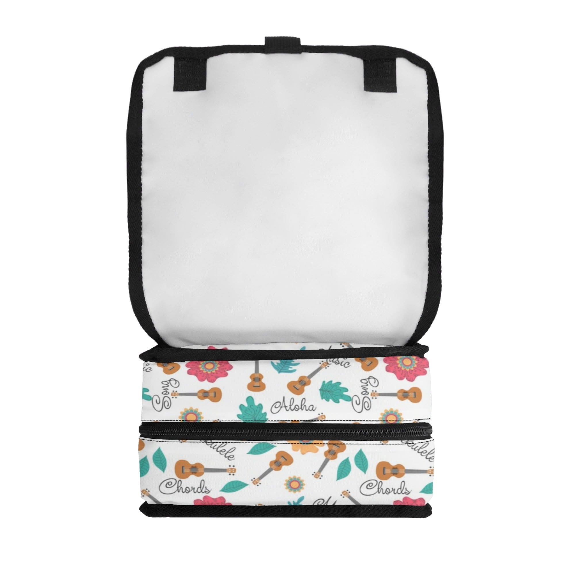 Ukulele Flip-top Lunch Bag Flip Top Lunch Bag Music Printed Offshore