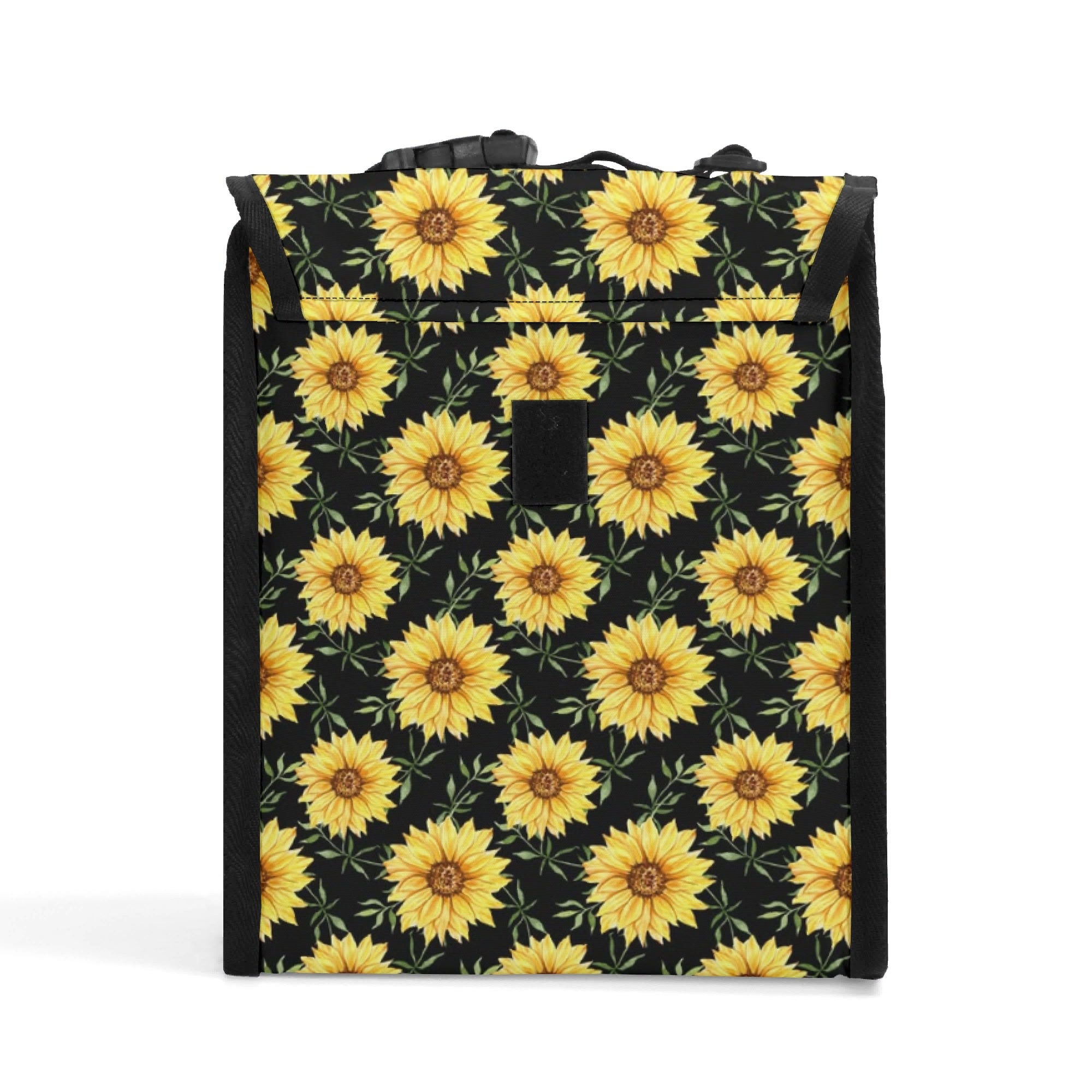 Painted Sunflowers Flip-top Lunch Bag Flip Top Lunch Bag Plants Printed Offshore