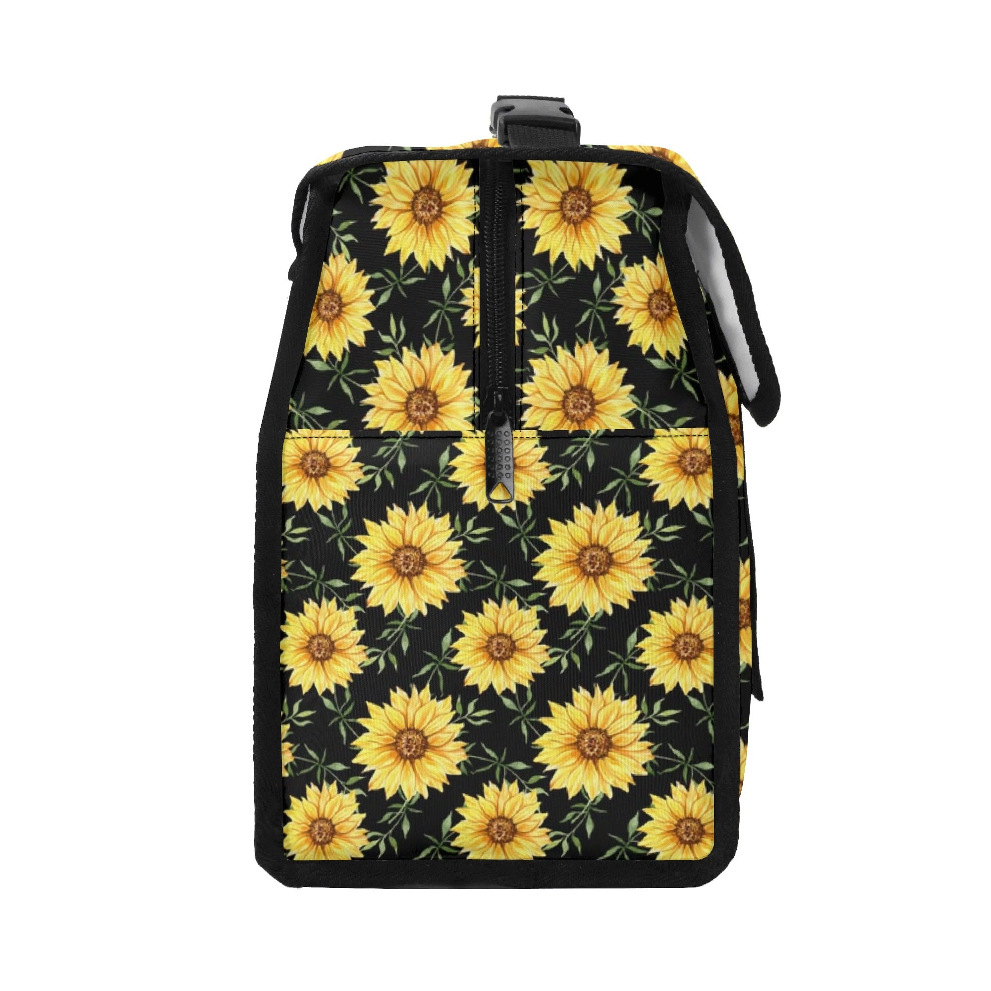 Painted Sunflowers Flip-top Lunch Bag Flip Top Lunch Bag Plants Printed Offshore
