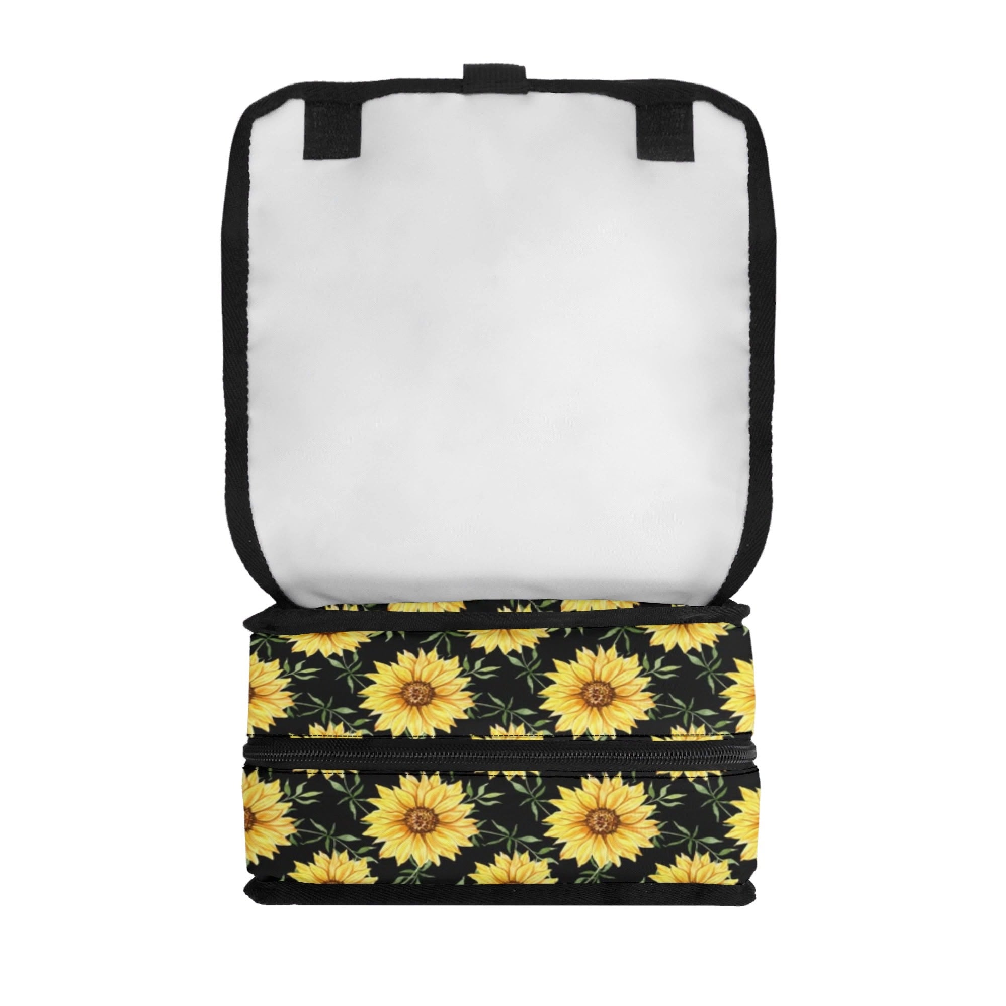 Painted Sunflowers Flip-top Lunch Bag Flip Top Lunch Bag Plants Printed Offshore