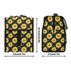 Painted Sunflowers Flip-top Lunch Bag Flip Top Lunch Bag Plants Printed Offshore
