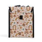 Peace And Love Flip-top Lunch Bag Flip Top Lunch Bag Printed Offshore Retro