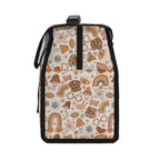 Peace And Love Flip-top Lunch Bag Flip Top Lunch Bag Printed Offshore Retro