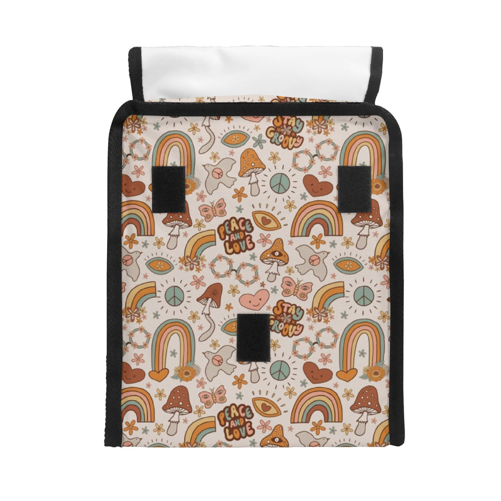 Peace And Love Flip-top Lunch Bag Flip Top Lunch Bag Printed Offshore Retro
