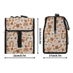 Peace And Love Flip-top Lunch Bag Flip Top Lunch Bag Printed Offshore Retro