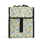 Delicate Frangipani Flip-top Lunch Bag Default Title Flip Top Lunch Bag Plants Printed Offshore