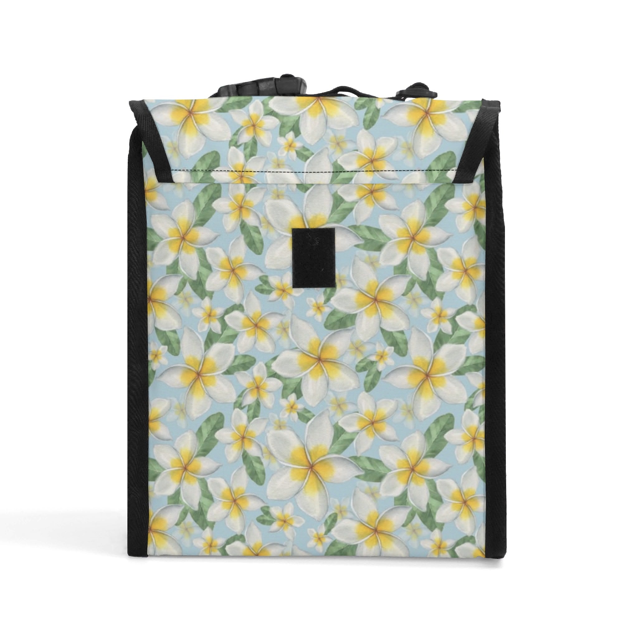 Delicate Frangipani Flip-top Lunch Bag Flip Top Lunch Bag Plants Printed Offshore