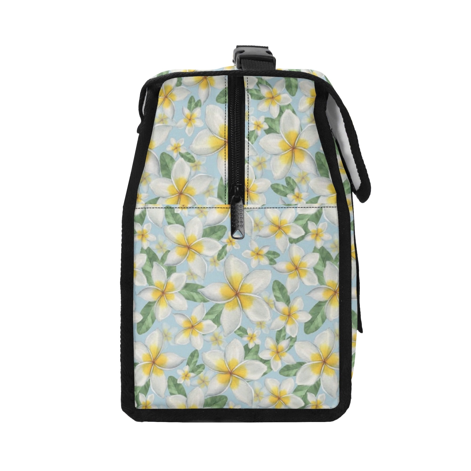 Delicate Frangipani Flip-top Lunch Bag Flip Top Lunch Bag Plants Printed Offshore