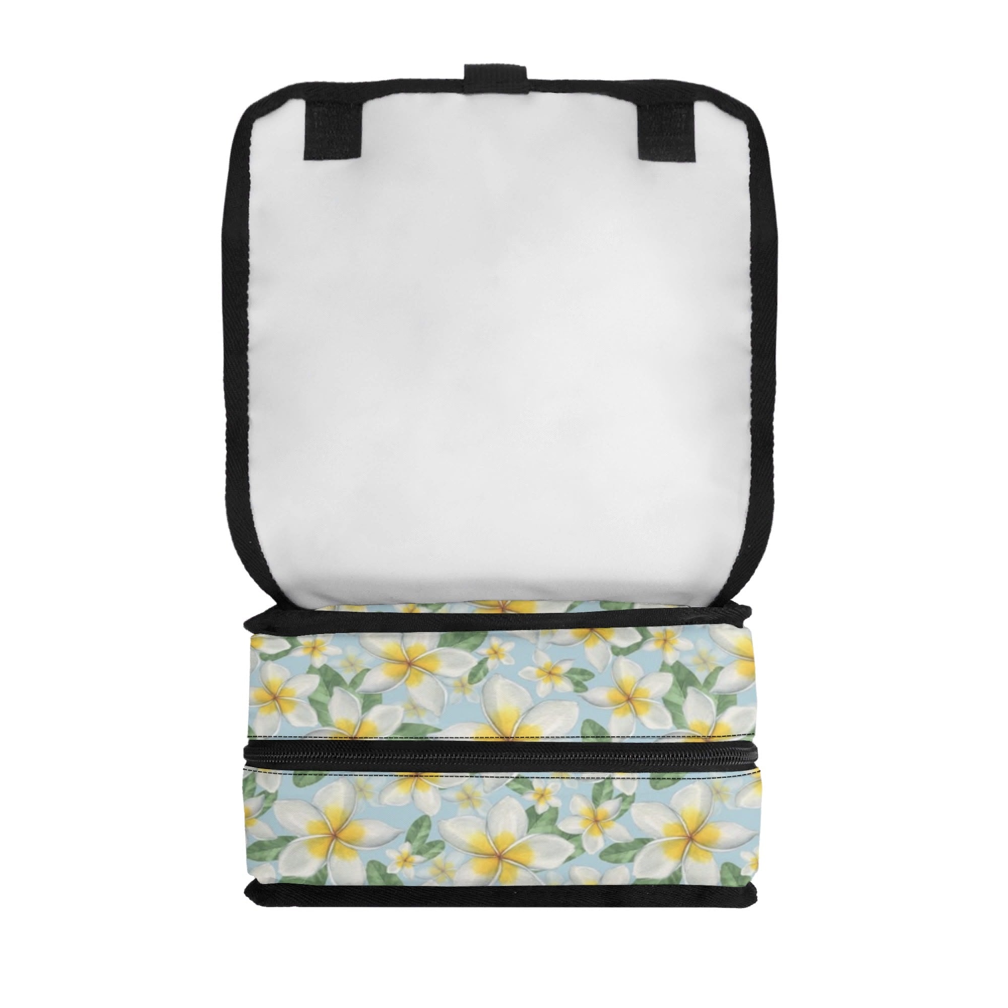 Delicate Frangipani Flip-top Lunch Bag Flip Top Lunch Bag Plants Printed Offshore