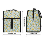 Delicate Frangipani Flip-top Lunch Bag Flip Top Lunch Bag Plants Printed Offshore