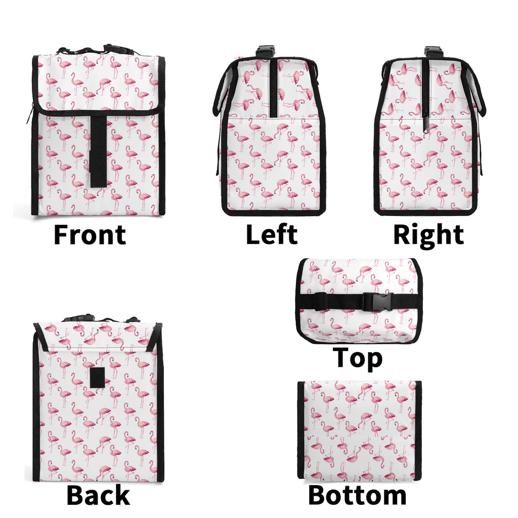 Flamingos Flip-top Lunch Bag Flip Top Lunch Bag animal Printed Offshore