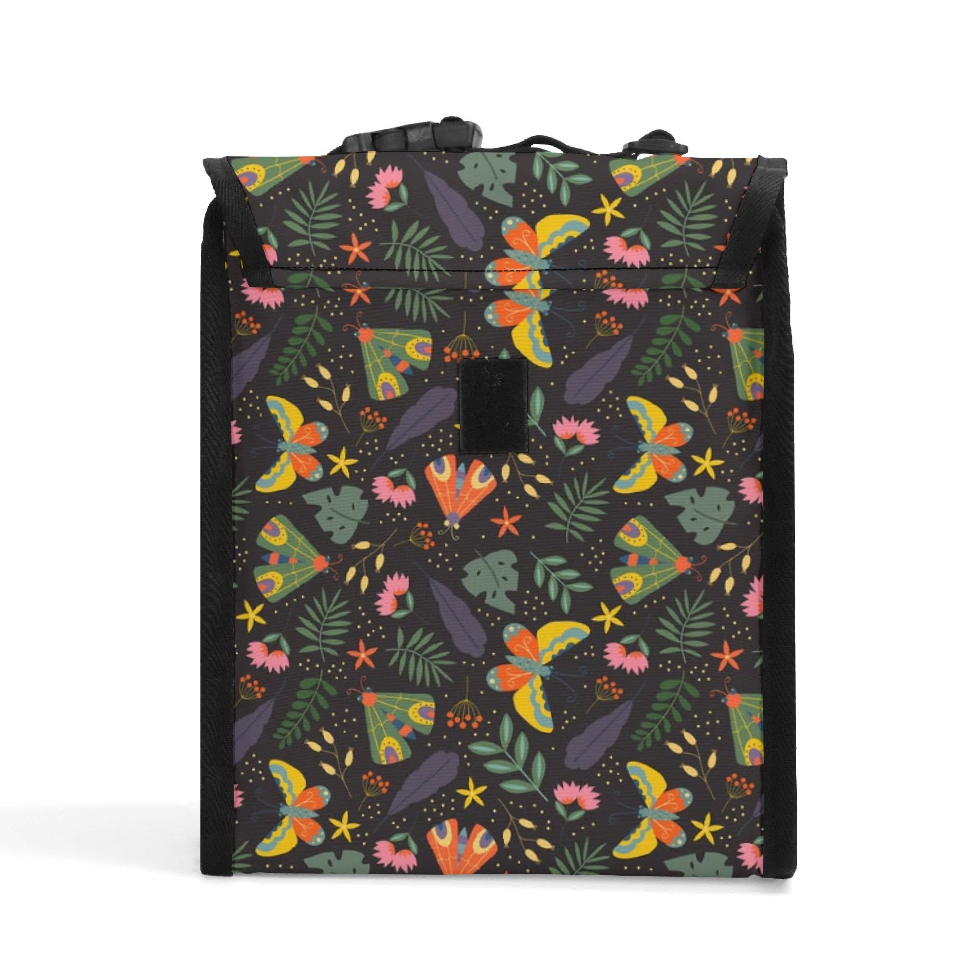 Dark Butterfly Flip-top Lunch Bag Flip Top Lunch Bag animal Printed Offshore